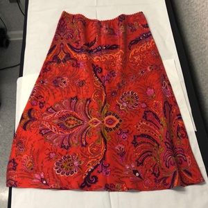 NY&CO 100% silk skirt size small